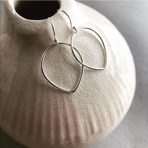 COPY - Sterling Silver petal Earrings